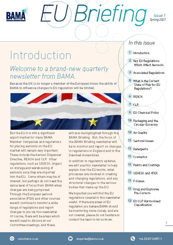 EU Briefing Issue 1